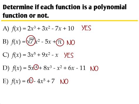 5.2: Identify and Evaluate Polynomials .